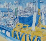 Transat start, Plymouth:  Aviva