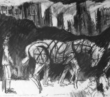 War Horse Drawings Plymouth: Joey and the German Officer